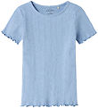 Name It T-shirt - NmfVilke - Serenity m. Hulmønster