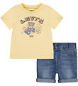 Levis Sæt - T-shirt/Shorts - Golden Haze