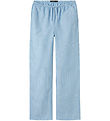 LMTD Bukser - NlfKelle - Silver Blue/WHITE STRIPE