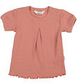 Joha T-shirt - A-Shape - Rib - Laks