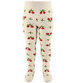 Flöss Strømpebukser - Soft White Berry