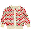 Flöss Cardigan - Strik - Zuri - Soft White Berry