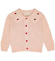 Flöss Cardigan - Strik - Isabel - Light Pink/Red