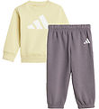 adidas Performance Sweatsæt - I BL FL JOG 240 - Powyel/White