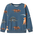 Name It Sweatshirt - NmmPnodino - Coronet Blue m. Dino