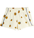 Mini Rodini Sweatshorts - Ladybugs - Off White