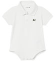 Lacoste Body k/æ - Piqué - Hvid m. Logo