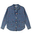 Name It Denimjakke - NkfMandy - Medium Blue Denim/Heart