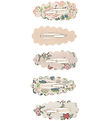 Mimi & Lula Hårspænder - 5-pak - 4 cm - Scalloped Floral Fl