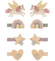 Mimi & Lula Hårclips - 8-pak - 3 cm - Flying Unicorn Dreamland