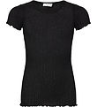Rosemund T-shirt - Rib - Baku - Sort