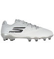 Skechers Fodboldstøvler - Razor 1.5 JR TD FG - Hvid/Sølv