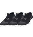 Under Armour Ankelstrømper - 3 Pak - Sort/Grå