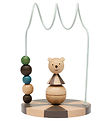 OYOY Kugleramme - Circus Bear - Nature/Dusty Blue