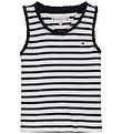 Tommy Hilfiger Top - Rib - Essential - Dark Night Navy/Stripes