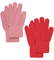 CeLaVi Handsker - Uld/Nylon - Strik - 2-pak - Cayenne