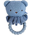 Smallstuff Biderangle - Bjørn - Strik - 10 cm - Blue