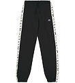 Champion Sweatpants - Elastic Cuff - Sort m. Print