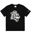 Champion T-shirt - Sort m. Print