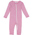 Joha Heldragt - Rib - Uld/Silke - Off White/Pink