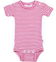 Joha Body k/æ - Rib - Uld/Silke - Off White/Pink