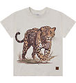 Hust and Claire T-shirt - Anton - Ivory m. Leopard