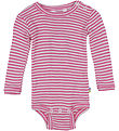 Joha Body L/Æ - Rib - Uld/Silke - Pink