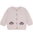 Fixoni Cardigan - Strik - Gray Lilac