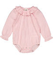 Müsli Body l/æ - Seersucker Stripe - Balsam cream/Bubblegum