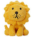 Bon Ton Toys Bamse - 17 cm - Lion ECO Corduroy - Gul