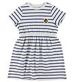 GANT Kjole - Striped - Dusty Navy