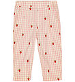 Flöss Bukser - Dolly - Pink Berry Gingham