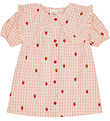 Flöss Kjole - Dolly - Pink Berry Gingham