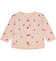 Flöss Jakke - Dolly - Pink Berry Gingham