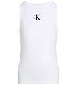 Calvin Klein Tanktop - Ck Logo Tank - Bright White