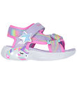 Skechers Sandaler m. Lys - Dreamy Unicorns - Lavender Multi