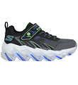 Skechers Sko m. Lys - Mega-Surge 2.0 - Charcoal/Sort