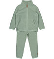 Mikk-Line Fleecesæt - Recycled - Gray Green