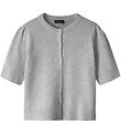 LMTD Cardigan - Strik - NlfLodet - Light Grey Melange