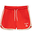 Vero Moda Girl Sweatshort - VmBrenda - Fiery Red/Cherryfic