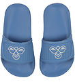 Hummel Badesandaler - Pool Slide Jr - Lichen Blue