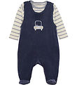 Fixoni Sparkedragt m. Body l/æ - Velour - Indigo Blue