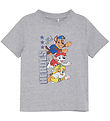 Minymo T-shirt - Paw Patrol - Grey Melange