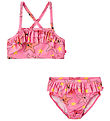 Småfolk Bikini - UV50+ - Bubblegum m. Søstjerner