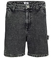 Jack & Jones Shorts - JjiTony - Black Denim