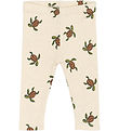 The New Siblings Leggings - Rib - TnsbOwen - White Swan m. Skild