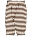 MarMar Bukser - Pako B - Brown Stripe Melange