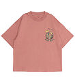 The New T-shirt - TnOleen - Old Rose m. print