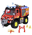 Dickie Toys Brandbil - MB Unimog U530 Fire Rescue - Lyd/Lyd