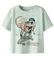 Name It T-shirt - NmmVanyo - Honeydew/Dino